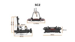SC2 suport de biciclete pentru cârlig de remorcare 4.Imagine