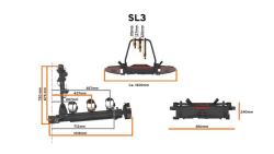 SL3 suport de biciclete pentru cârlig de remorcare 6.Imagine